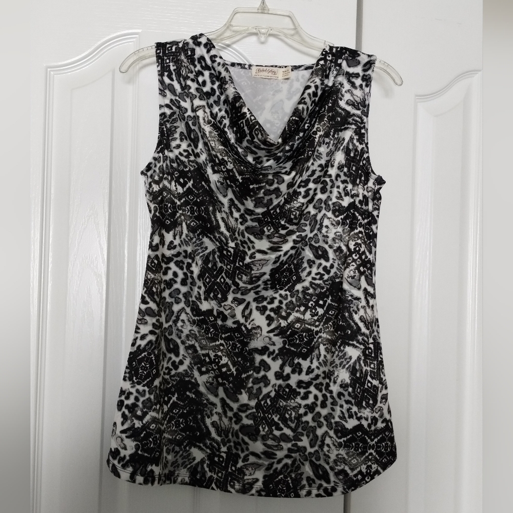 Faded Glory Sleeveless Blouse Size M NWOT